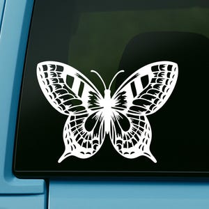 Papilio Ulysses Butterfly Car Window Decal Butterfly Car Decals