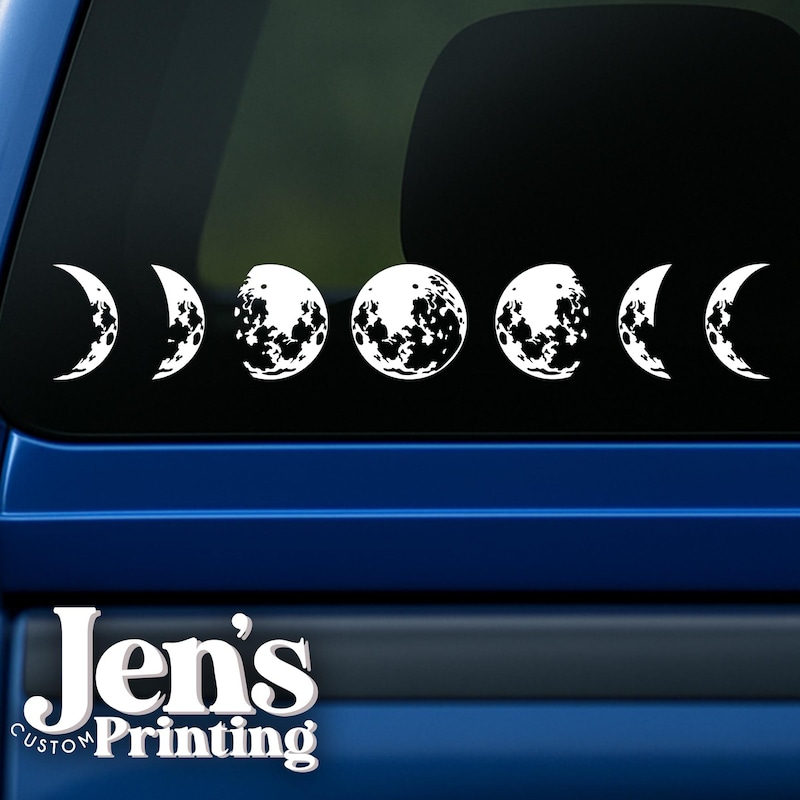 Moon Racing Decals Wall Decal Moon - Etsy