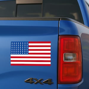 USA Flag waterproof Decal Flag of the United States of America American Flag Proud to be an american USA pride