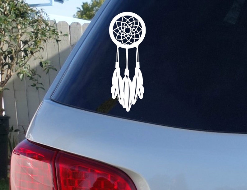 Dream Catcher Car Window Decal Dreamcatcher Car Decals Etsy