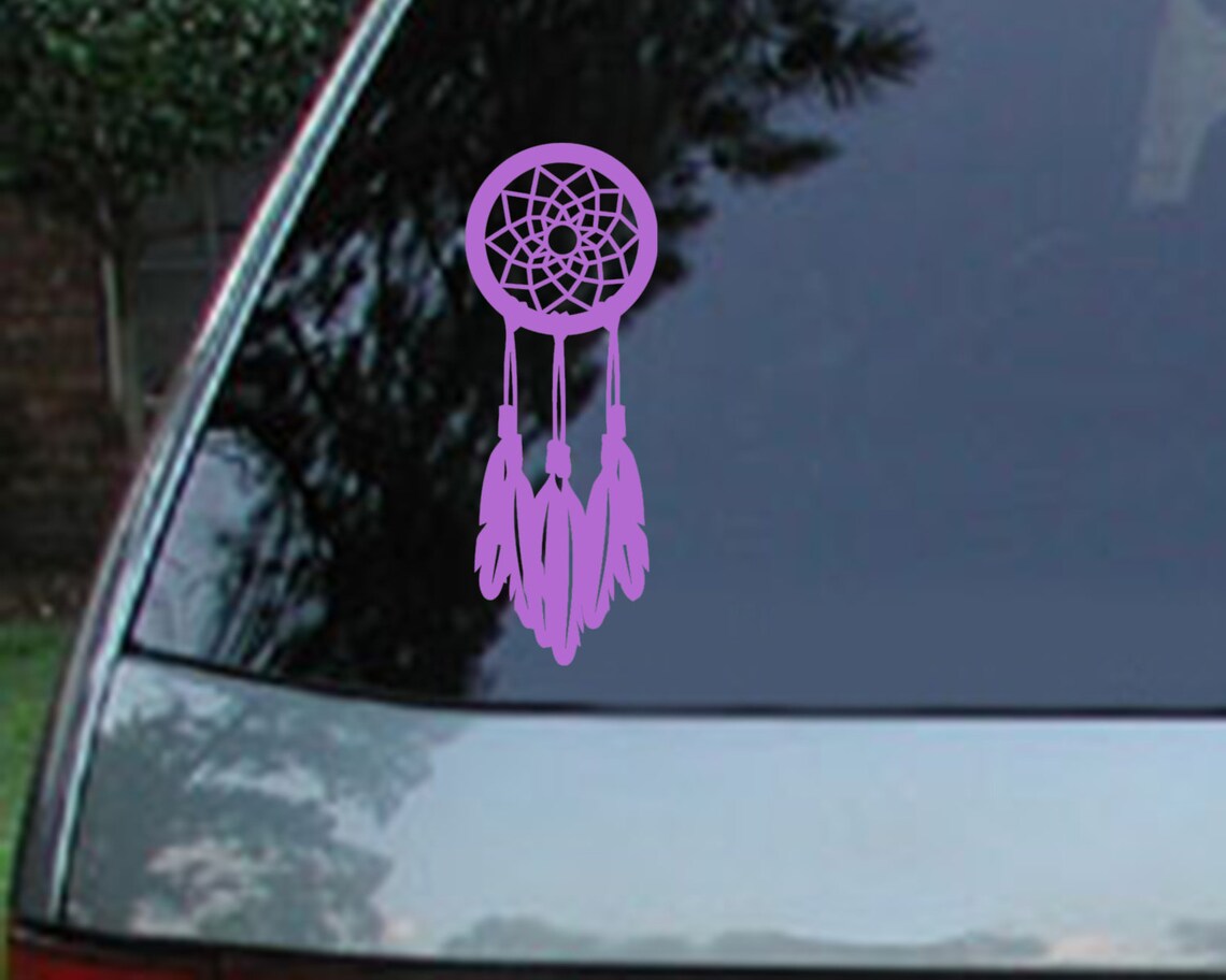 Dream Catcher Car Window Decal Dreamcatcher Car Decals Etsy