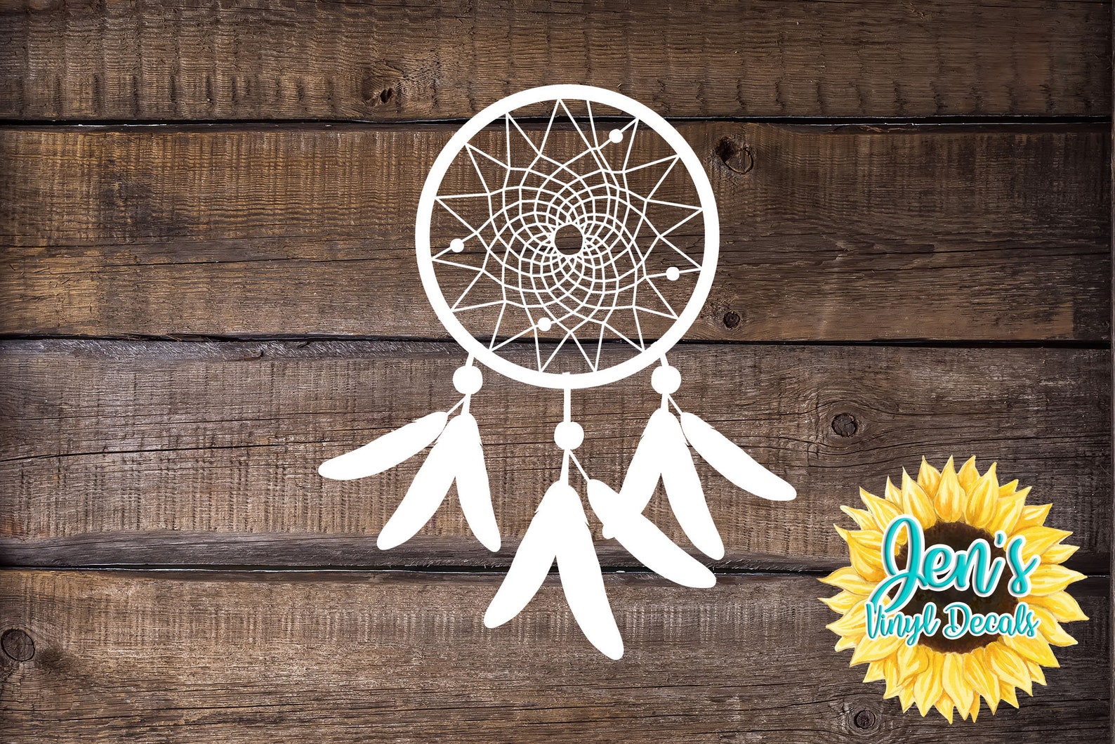 Dream Catcher Car Window Decal Dreamcatcher Car Decals Etsy