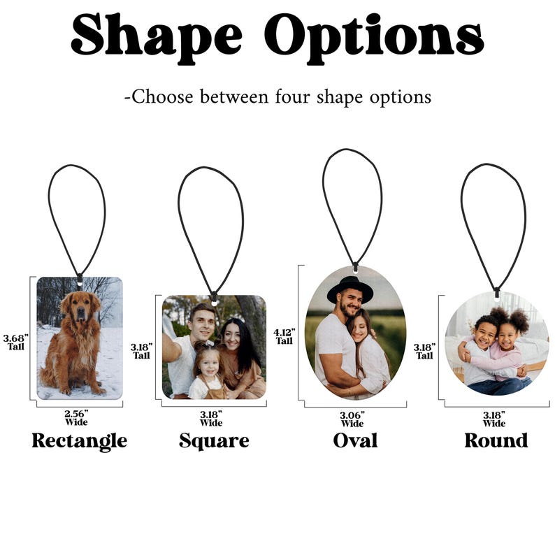 Custom Photo Car Air Freshener: Personalized Felt Freshie image 2