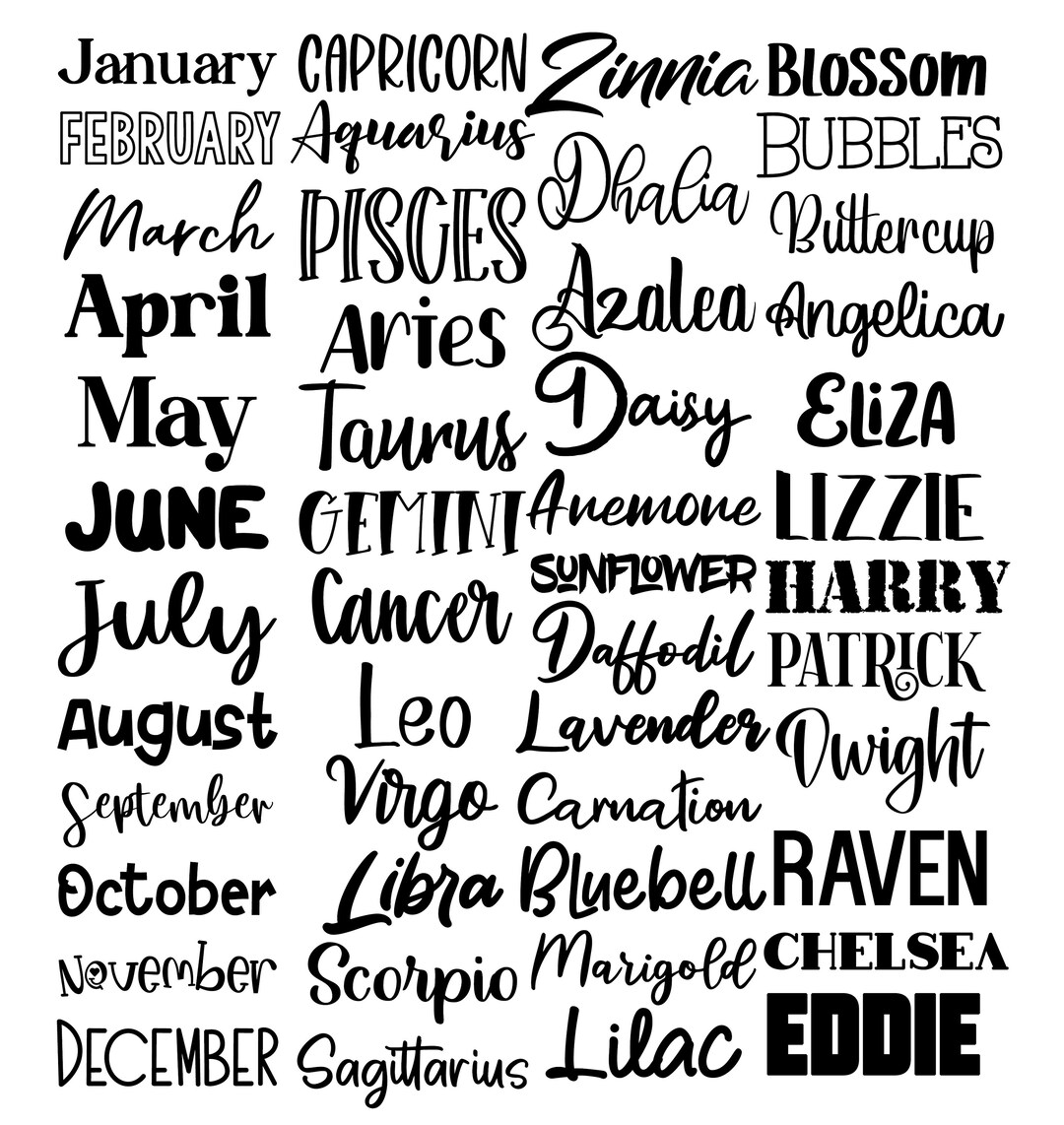 Name Decal Name Vinyl Decal Name Sticker Vinyl Decal Word Decal Any