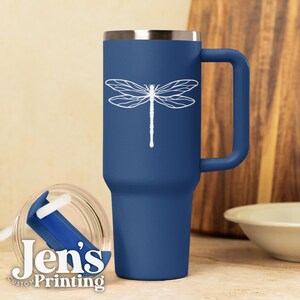Dragonfly Car Window Decal: Outdoor Grade Vinyl Sticker image 2