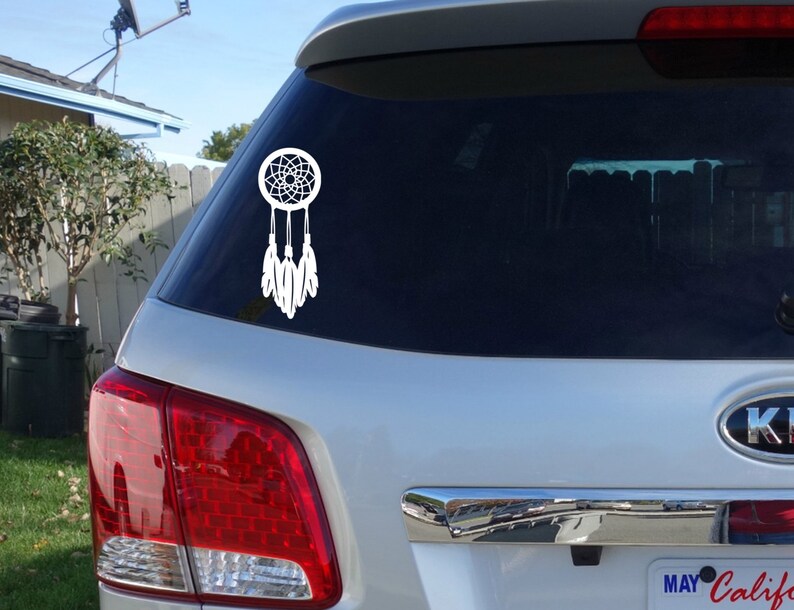 Dream Catcher Car Window Decal Dreamcatcher Car Decals Etsy