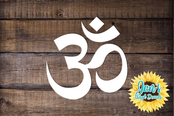 Yoga Meditation Om Ohm Symbol Quote Car Sticker Auto Waterproof Window Decal