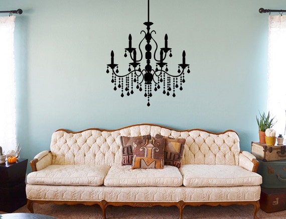 Chandelier Wall Decal Victorian India Chandelier Wall Decal Victorian, Chandelier Wall Stickers India