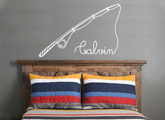Fishing Wall Decal With Name Fishing Pole Fishing Theme Wall Decal Fishing  Pole Wall Decal Fishing Pole Wall Decal With Name -  Canada