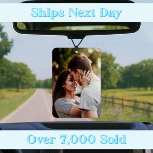 Custom Photo Car Air Freshener: Personalized Felt Freshie