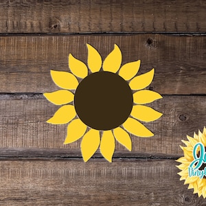 Sunflower Car Window Decal | Flower Car Window Decal | Flowers