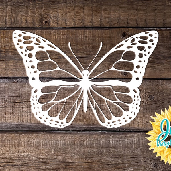 Butterfly Car Window Decal | Monarch Butterfly Car Decals