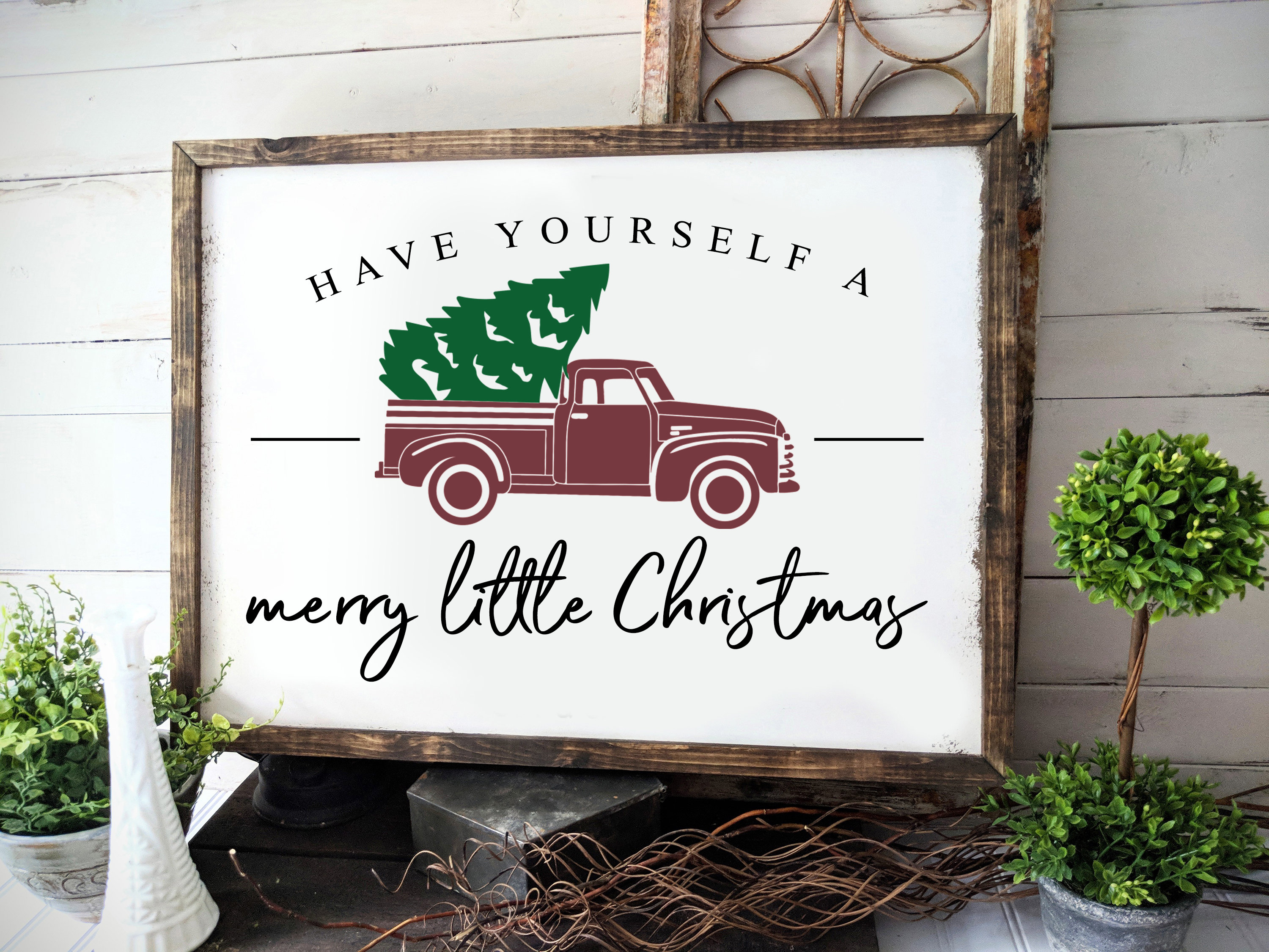 Have Yourself A Merry Little Christmas Wall Decal Christmas | Etsy