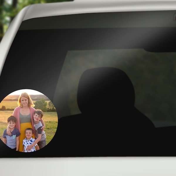 Custom Photo Decal Personalized Photo Decal Photo Memorial Decal Custom Decal from photo decal of a photo custom photo decal Party Favor