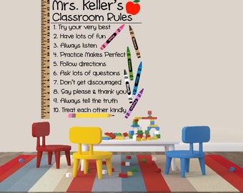 Classroom wall decal | Etsy