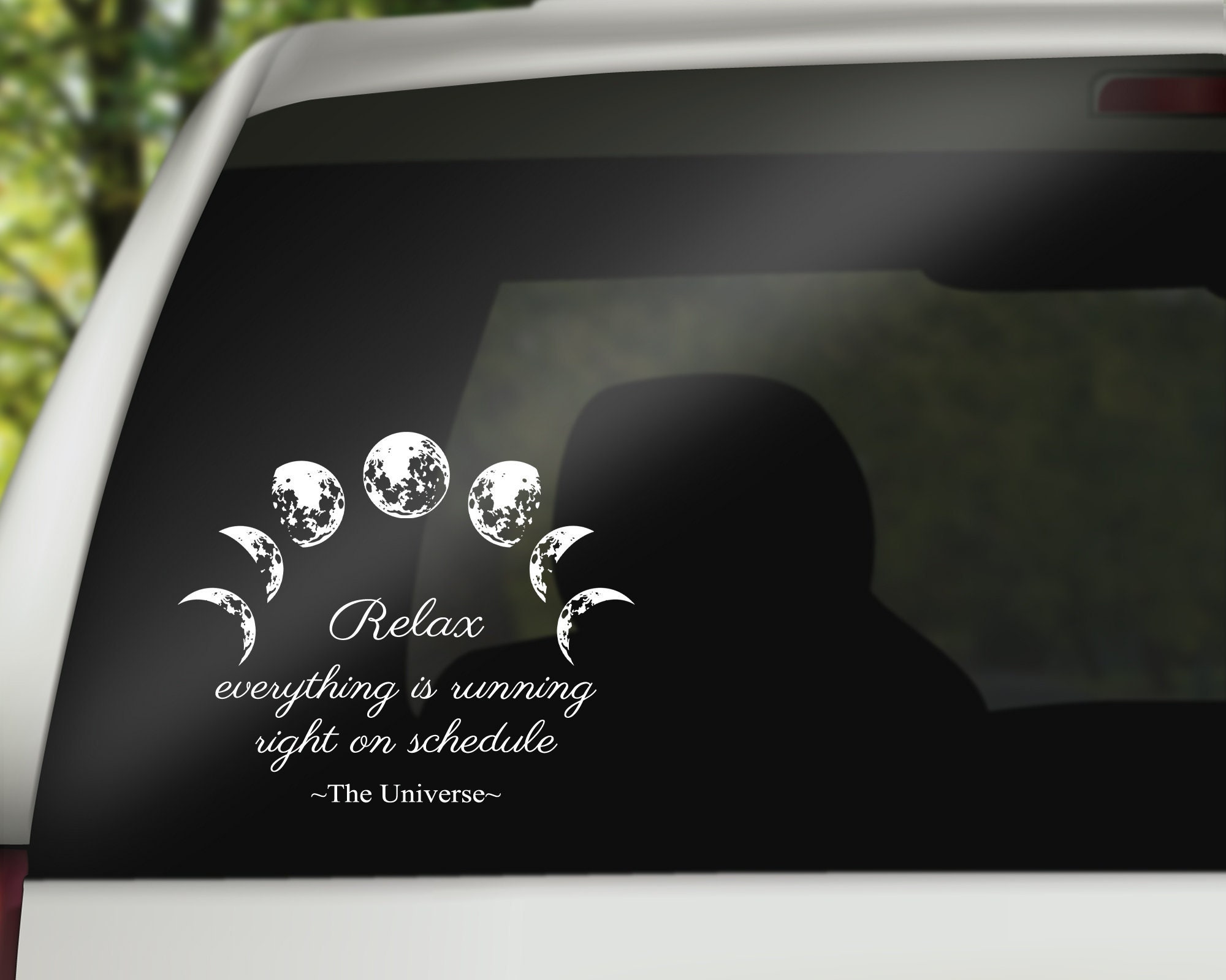 Relax Everything is Running Right on Schedule Car Decal With Etsy