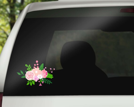 Boho Yeti Cup Yeti Kwiatowy Naklejki Kwiat Bukiet Yeti Monogram Yeti Puchar Czech Hipster Naklejce 44 X 3