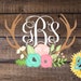 see more listings in the Floral Monograms section