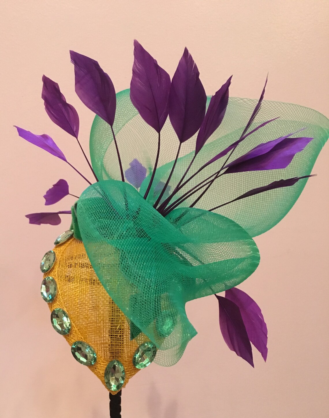 mardi gras fascinator hats