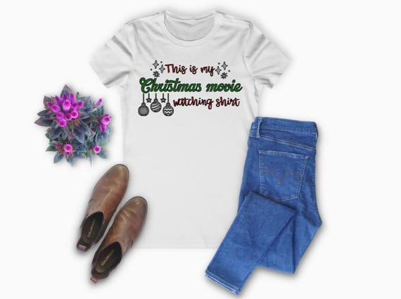 Adult Christmas Movie T-shirt