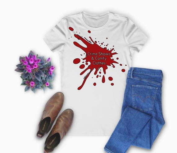Crime Shows and Comfy Clothes Adult T-Shirt
