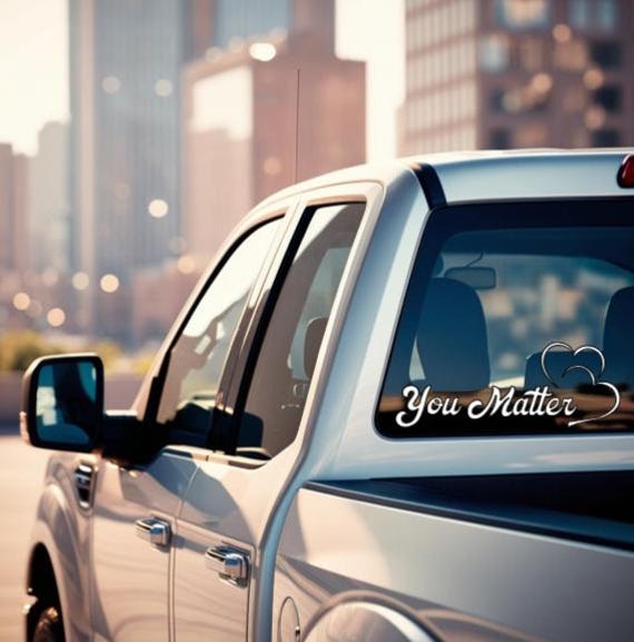 You Matter Car Decal