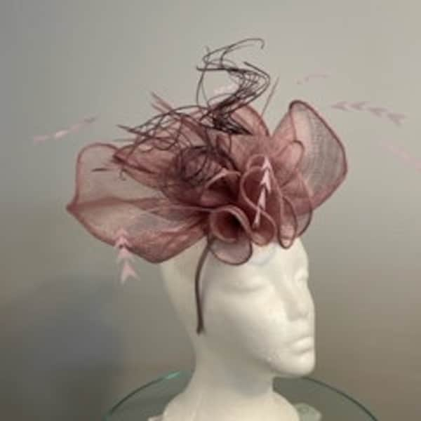 Breeders' Cup or Kentucky Derby Orchid Lavender Fascinator "Winning TIcket"