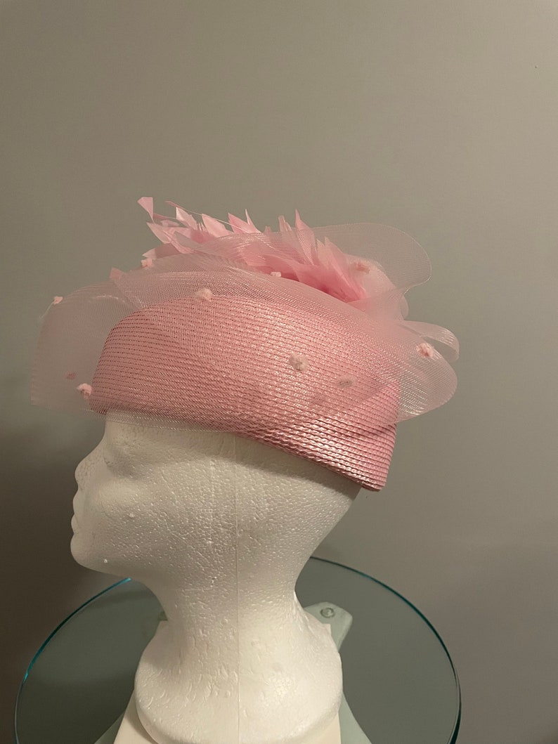 SOLD Kentucky Derby Pink Pilllbox hat Kentucky Oaks Just like Jackie SOLD image 10