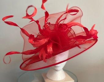 SOLD Kentucky Derby Red Hat "Red at the Starting Gate"