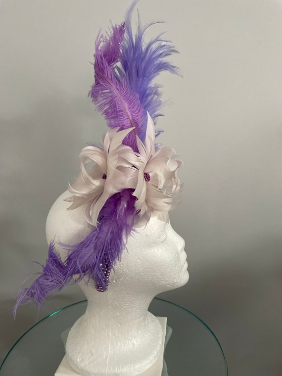 Kentucky Derby Multi-shades of Purple Fascinator  display picture 1