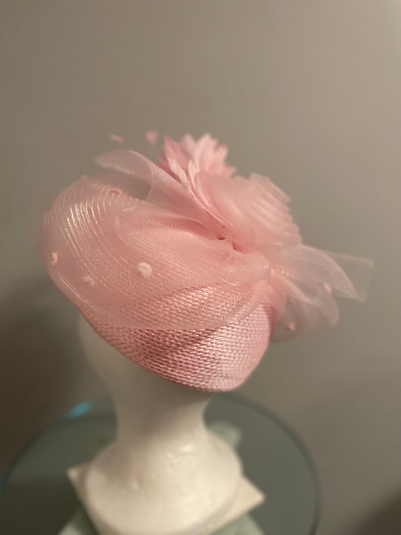 SOLD Kentucky Derby Pink Pilllbox hat Kentucky Oaks Just like Jackie SOLD image 2