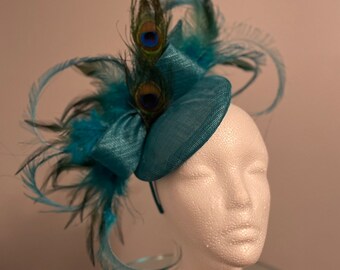 SOLD Kentucky Derby Fascinator “Curled and Crazy” sold