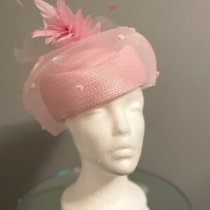 SOLD Kentucky Derby Pink Pilllbox hat Kentucky Oaks Just like Jackie SOLD image 5