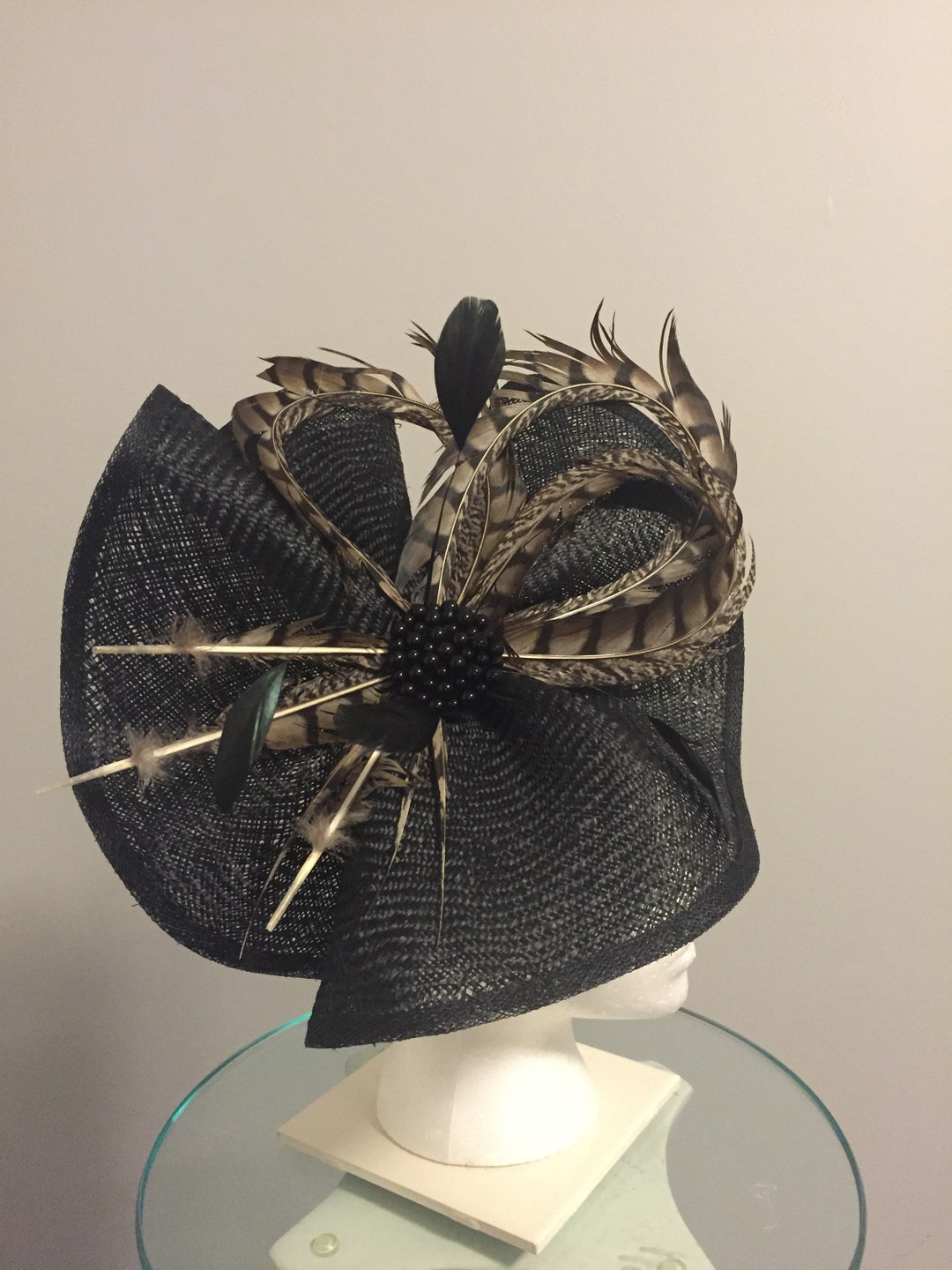 Kentucky Derby Black Fascinator 