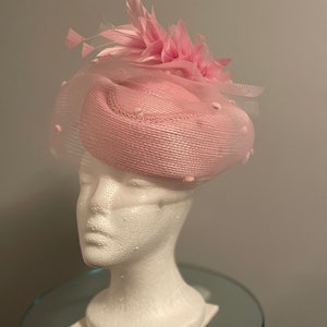 SOLD Kentucky Derby Pink Pilllbox hat Kentucky Oaks Just like Jackie SOLD image 1