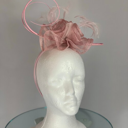 Kentucky Derby Hat, Del Mar, outlet Santa Anita, Saratoga, Preakness - Fascinator - MAUVE MADAMOISELLE