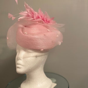 SOLD Kentucky Derby Pink Pilllbox hat Kentucky Oaks Just like Jackie SOLD image 8