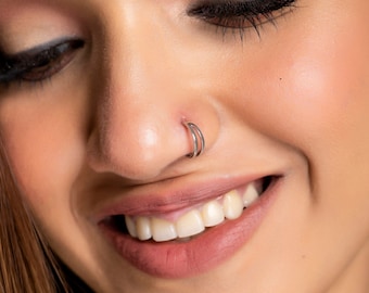 KuberBox 18k Alizeh Nose Ring (Non-Pierced)