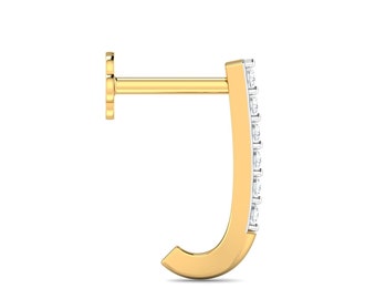 Buy Kuberbox 18K Gold and Diamond Sassy J Ring Carat Nose