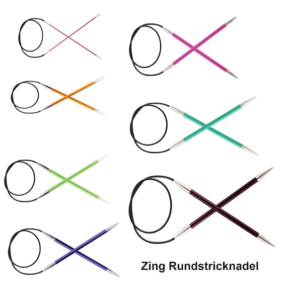 Knit Pro 120 cm x 8 mm Fixed Circular Needles Multi-Colour