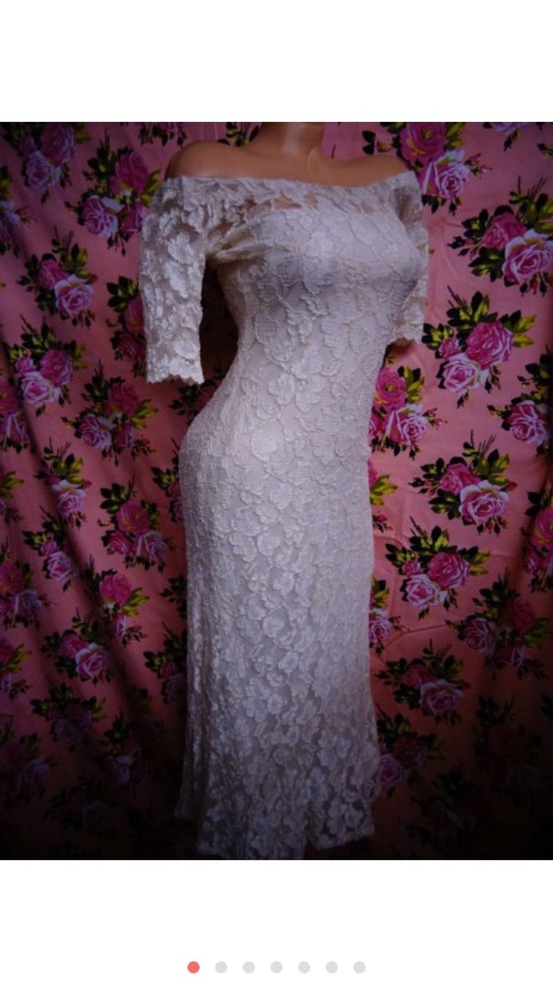 Betsey johnson lace wedding dress Etsy