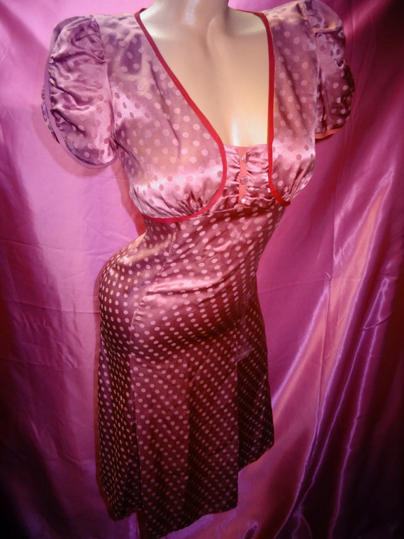 betsey johnson polka dot dress