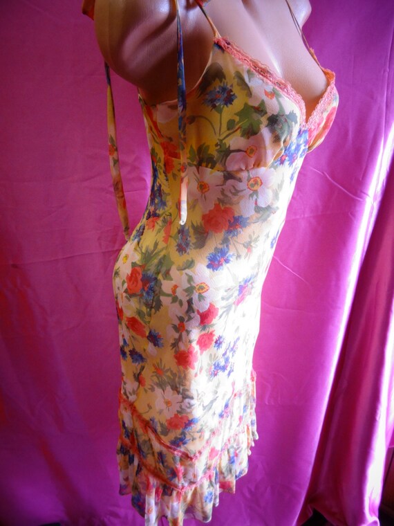 betsey johnson yellow dress