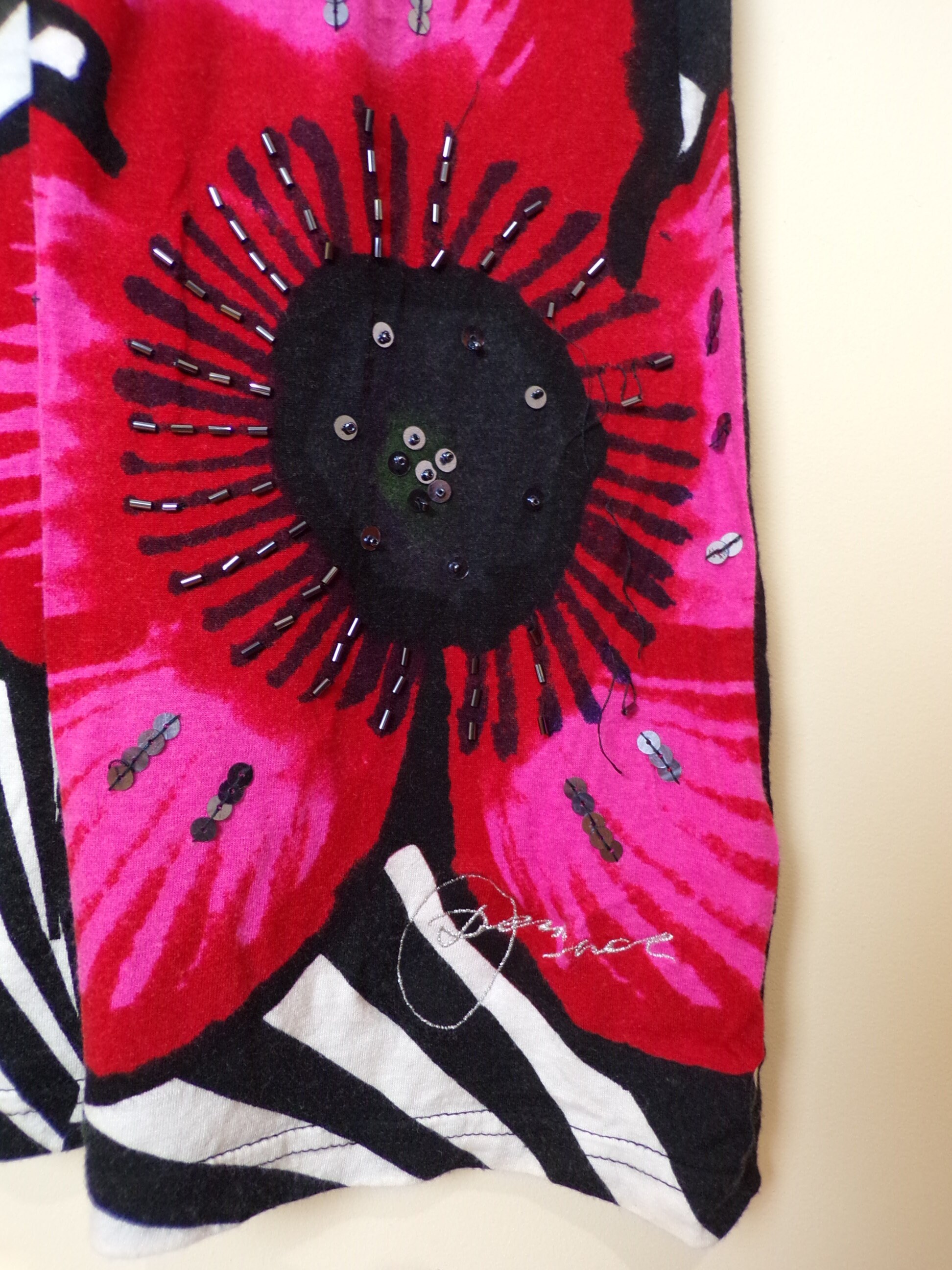 Desigual Femmes robe florale Taille noire Grande | Etsy