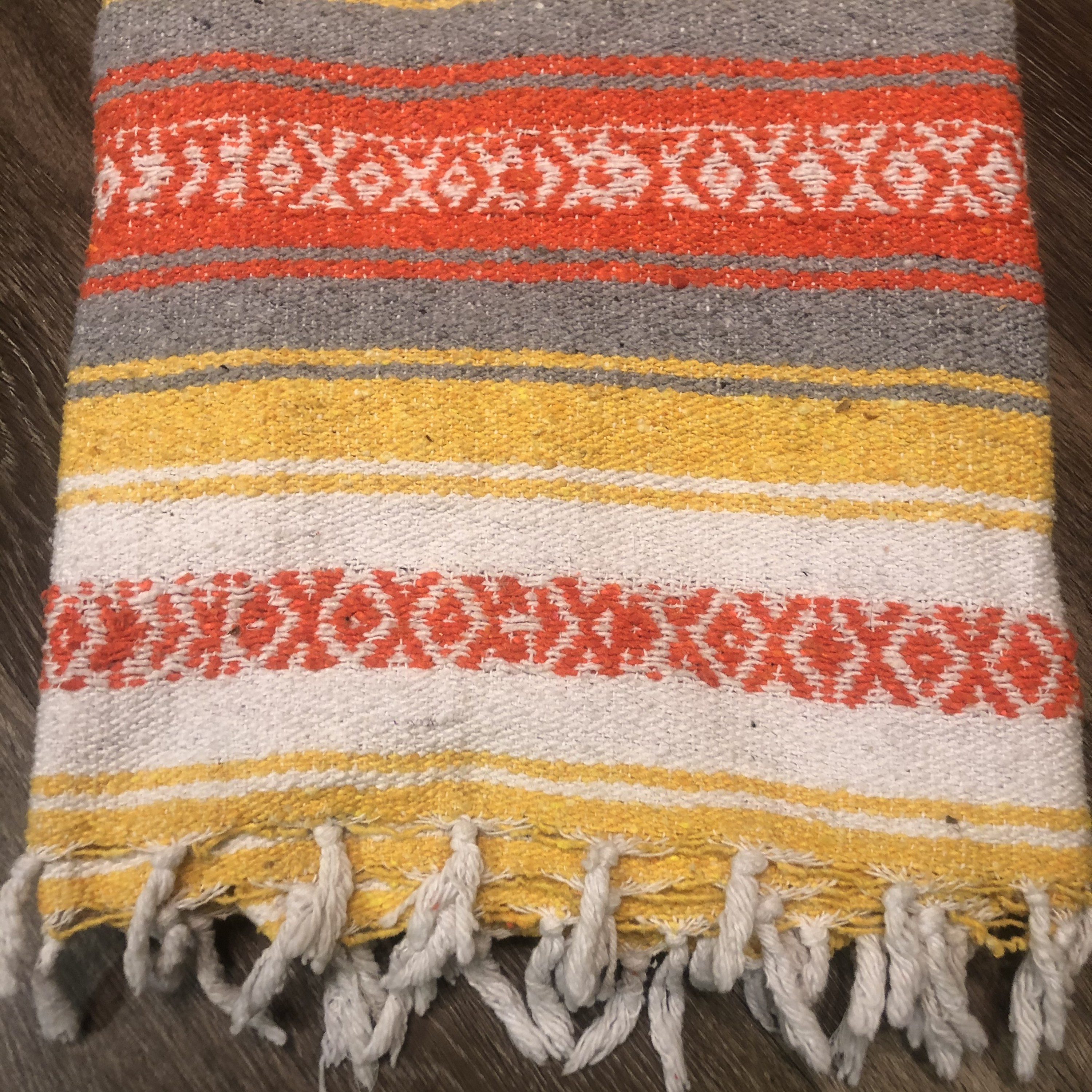 Bright Mexican blanket SOFT Etsy