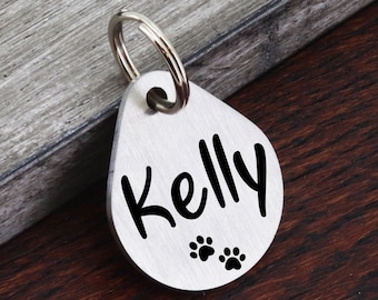 Dog Tag, Dog ID Tag, Custom Dog Tag, Pet ID Tag, Dog Tag for Dogs, Cat Tag, Cat ID Tag, Teardrop Dog Tag, Dog Name Tag, Personalized Dog Tag