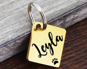 Dog Tag, Dog ID Tag, Custom Dog Tag, Dog Tags for Dogs, Personalized Dog Tag, Engraved Dog Tag, Diamond Dog Tag, Dog Tag Personalized