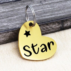 Dog Tag, Personalized Dog Tag, Dog ID Tag, Custom Dog Tag, Dog Tag for Dogs,  Pet ID Tag, Cat Tag, Cat ID Tag, Cat Name Tag, Heart Dog Tag