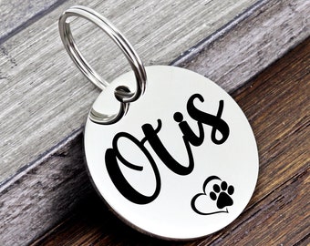 Custom Dog Tag, Pet Tag, Pet ID Tag, Dog Tag, Dog ID Tag, Dog Name Tag, Personalized Dog Tag, Round Dog Tag for Dogs, Customized Dog Tag