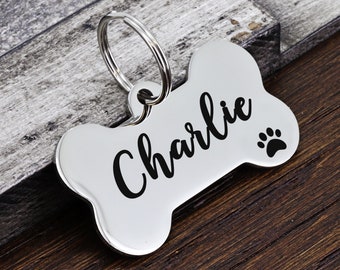 Etsy dog tag personalized clearance